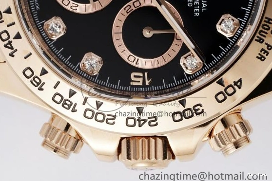 MiroTime 1227 Daytona 116505 BTF 1:1 Best Edition Black Diamonds Dial on RG Bracelet SA Snug 2118